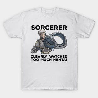 Wizard Mage RPG PnP Roleplaying Dungeon Sorcerer Meme Gift T-Shirt